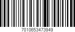 Código de barras (EAN, GTIN, SKU, ISBN): '7010653473949'