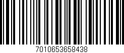 Código de barras (EAN, GTIN, SKU, ISBN): '7010653658438'
