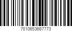 Código de barras (EAN, GTIN, SKU, ISBN): '7010653687773'