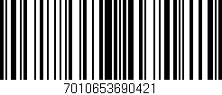 Código de barras (EAN, GTIN, SKU, ISBN): '7010653690421'
