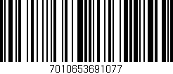 Código de barras (EAN, GTIN, SKU, ISBN): '7010653691077'