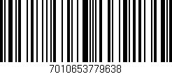 Código de barras (EAN, GTIN, SKU, ISBN): '7010653779638'