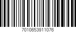 Código de barras (EAN, GTIN, SKU, ISBN): '7010653911076'
