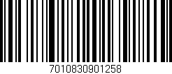 Código de barras (EAN, GTIN, SKU, ISBN): '7010830901258'
