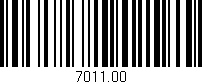 Código de barras (EAN, GTIN, SKU, ISBN): '7011.00'