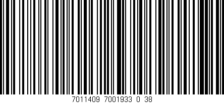 Código de barras (EAN, GTIN, SKU, ISBN): '7011409_7001933_0_38'