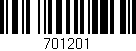 Código de barras (EAN, GTIN, SKU, ISBN): '701201'