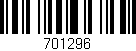 Código de barras (EAN, GTIN, SKU, ISBN): '701296'
