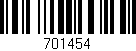 Código de barras (EAN, GTIN, SKU, ISBN): '701454'