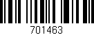 Código de barras (EAN, GTIN, SKU, ISBN): '701463'