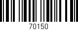 Código de barras (EAN, GTIN, SKU, ISBN): '70150'