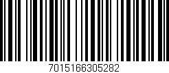 Código de barras (EAN, GTIN, SKU, ISBN): '7015166305282'