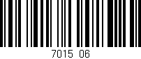Código de barras (EAN, GTIN, SKU, ISBN): '7015/06'