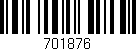Código de barras (EAN, GTIN, SKU, ISBN): '701876'