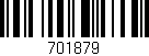 Código de barras (EAN, GTIN, SKU, ISBN): '701879'