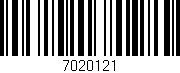 Código de barras (EAN, GTIN, SKU, ISBN): '7020121'