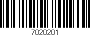 Código de barras (EAN, GTIN, SKU, ISBN): '7020201'