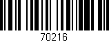 Código de barras (EAN, GTIN, SKU, ISBN): '70216'