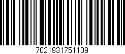 Código de barras (EAN, GTIN, SKU, ISBN): '7021931751109'
