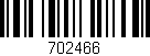 Código de barras (EAN, GTIN, SKU, ISBN): '702466'