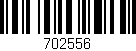 Código de barras (EAN, GTIN, SKU, ISBN): '702556'