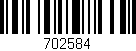 Código de barras (EAN, GTIN, SKU, ISBN): '702584'