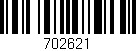 Código de barras (EAN, GTIN, SKU, ISBN): '702621'