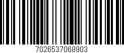 Código de barras (EAN, GTIN, SKU, ISBN): '7026537068903'
