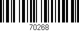 Código de barras (EAN, GTIN, SKU, ISBN): '70268'