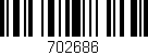 Código de barras (EAN, GTIN, SKU, ISBN): '702686'