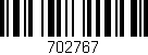 Código de barras (EAN, GTIN, SKU, ISBN): '702767'
