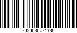 Código de barras (EAN, GTIN, SKU, ISBN): '7030080471189'