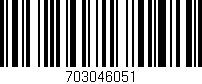Código de barras (EAN, GTIN, SKU, ISBN): '703046051'