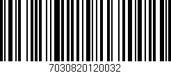 Código de barras (EAN, GTIN, SKU, ISBN): '7030820120032'