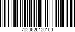 Código de barras (EAN, GTIN, SKU, ISBN): '7030820120100'