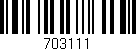 Código de barras (EAN, GTIN, SKU, ISBN): '703111'