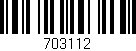 Código de barras (EAN, GTIN, SKU, ISBN): '703112'