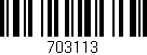 Código de barras (EAN, GTIN, SKU, ISBN): '703113'