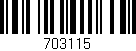 Código de barras (EAN, GTIN, SKU, ISBN): '703115'