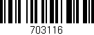 Código de barras (EAN, GTIN, SKU, ISBN): '703116'