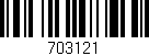 Código de barras (EAN, GTIN, SKU, ISBN): '703121'