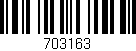 Código de barras (EAN, GTIN, SKU, ISBN): '703163'