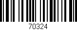 Código de barras (EAN, GTIN, SKU, ISBN): '70324'