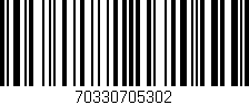 Código de barras (EAN, GTIN, SKU, ISBN): '70330705302'
