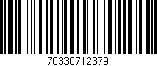 Código de barras (EAN, GTIN, SKU, ISBN): '70330712379'
