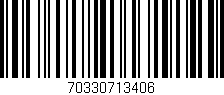 Código de barras (EAN, GTIN, SKU, ISBN): '70330713406'