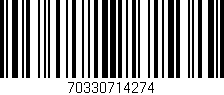 Código de barras (EAN, GTIN, SKU, ISBN): '70330714274'
