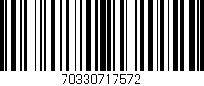 Código de barras (EAN, GTIN, SKU, ISBN): '70330717572'
