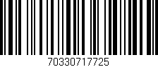Código de barras (EAN, GTIN, SKU, ISBN): '70330717725'