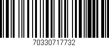 Código de barras (EAN, GTIN, SKU, ISBN): '70330717732'